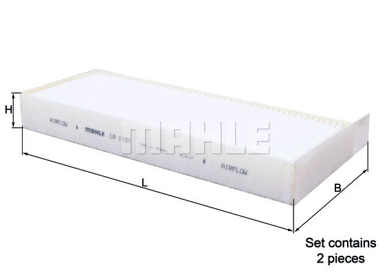 Filter, cabin air (LA 1157/S)