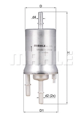 Fuel Filter (KL 572)