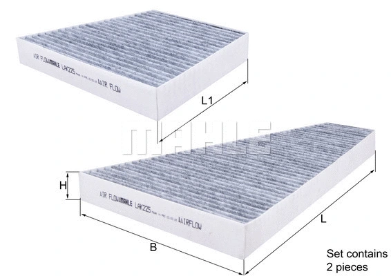 Filter, cabin air (LAK 225/S)