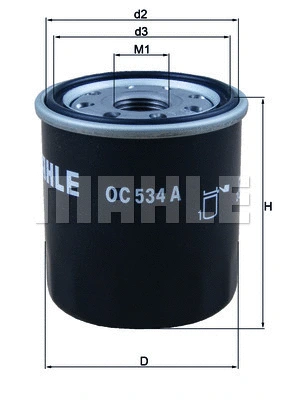 Oil Filter (OC 534 A)
