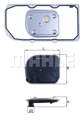 Hydraulic Filter, automatic transmission (HX 158D1)