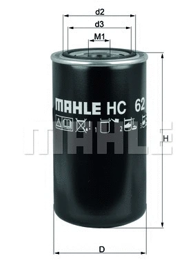 Hydraulic Filter, automatic transmission (HC 62)