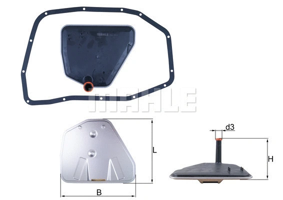 Hydraulic Filter, automatic transmission (HX 233D)
