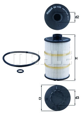 Oil Filter (OX 1123D)