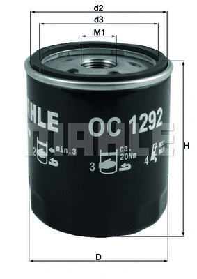 Oil Filter (OC 1292)