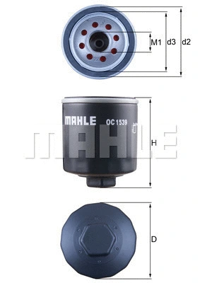 Oil Filter (OC 1539)