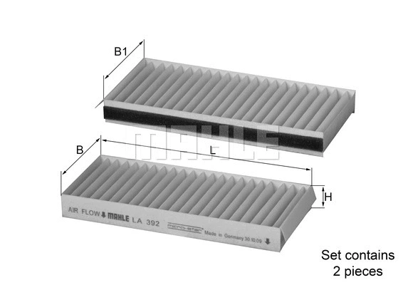 Filter, cabin air (LA 392/S)