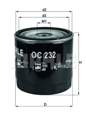 Oil Filter (OC 232)