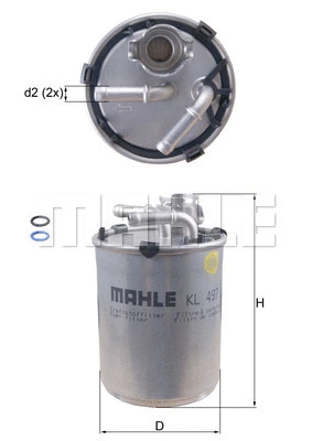 Fuel Filter (KL 497D)