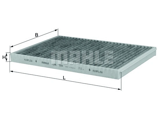 Filter, cabin air (LAK 594)