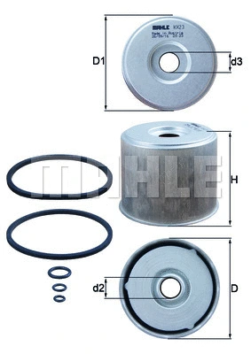 Fuel Filter (KX 23D)