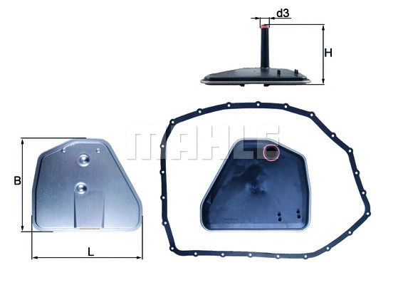 Hydraulic Filter, automatic transmission (HX 164D)