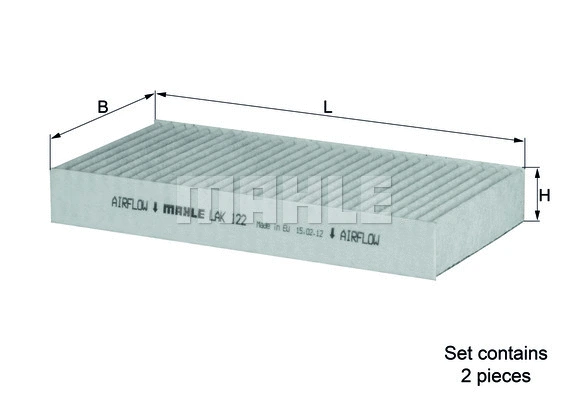 Filter, cabin air (LAK 122/S)
