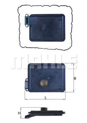 Hydraulic Filter, automatic transmission (HX 254D)