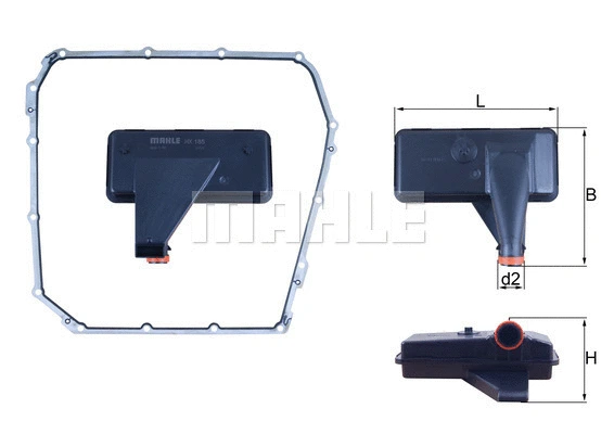 Hydraulic Filter, automatic transmission (HX 185D)