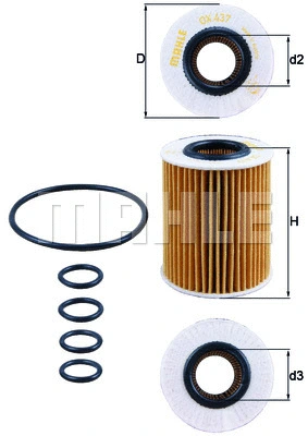 Oil Filter (OX 437D)