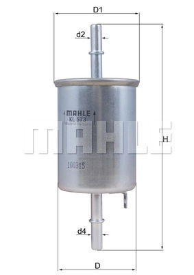 Fuel Filter (KL 573)