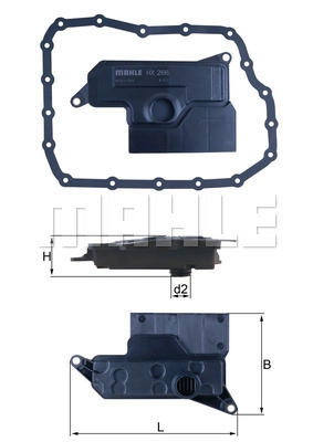 Hydraulic Filter, automatic transmission (HX 266D)