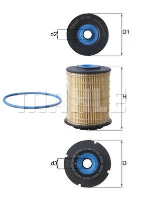 Fuel Filter (KX 404D)