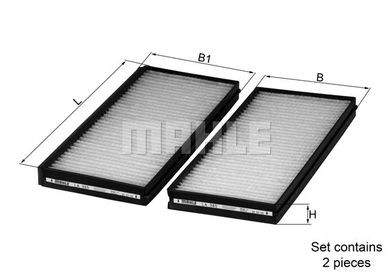 Filter, cabin air (LA 365/S)