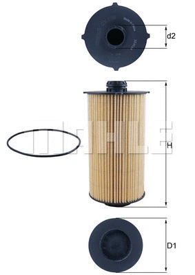 Oil Filter (OX 1186D)
