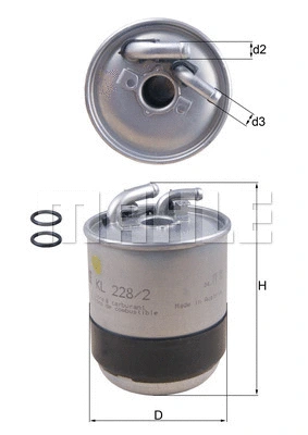 Fuel Filter (KL 228/2D)