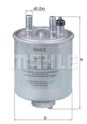 Fuel Filter (KL 638)