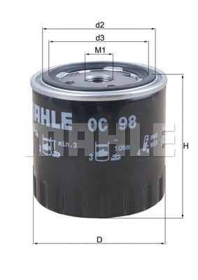 Oil Filter (OC 98)