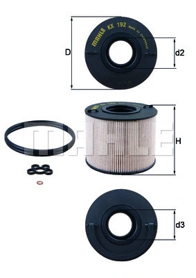 Fuel Filter (KX 192D)