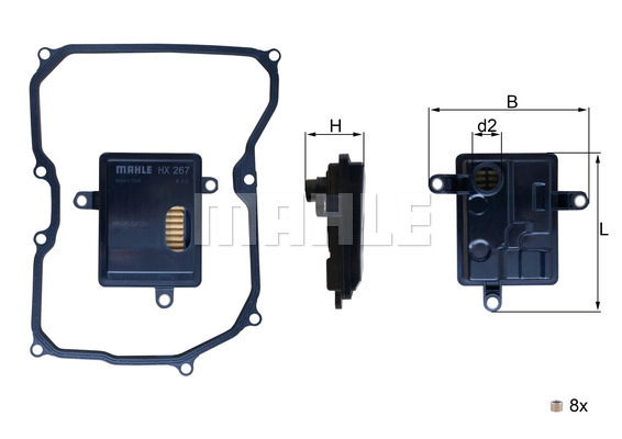 Hydraulic Filter, automatic transmission (HX 267D)