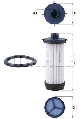 Hydraulic Filter, automatic transmission (HX 232D)