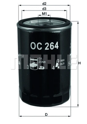 Oil Filter (OC 264)