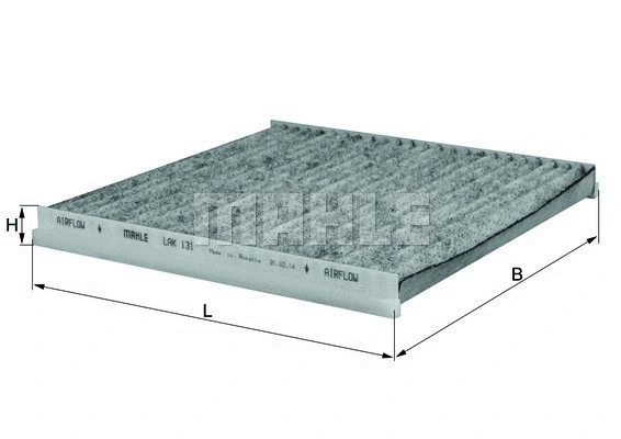 Filter, cabin air (LAK 131)