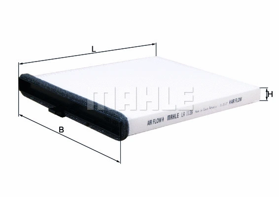 Filter, cabin air (LA 1139)