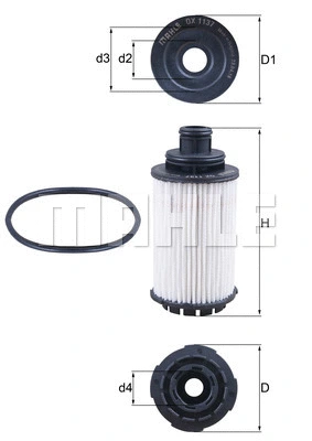 Oil Filter (OX 1137D)