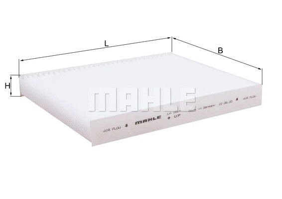 Filter, cabin air (LA 1614)