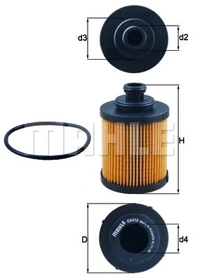 Oil Filter (OX 418D)