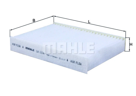 Filter, cabin air (LA 1174)