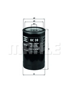 Oil Filter (OC 38)