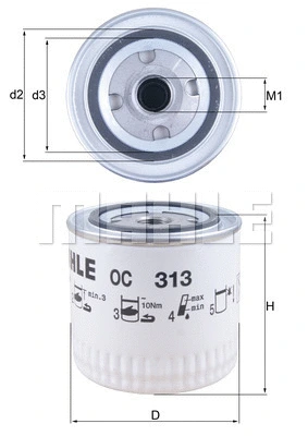 Oil Filter (OC 313)