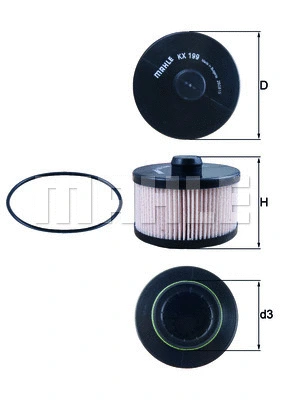 Fuel Filter (KX 199D)