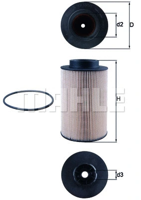 Fuel Filter (KX 191/1D)
