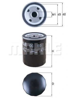 Oil Filter (OC 93)