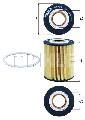 Oil Filter (OX 433D)