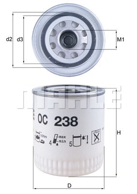 Oil Filter (OC 238)