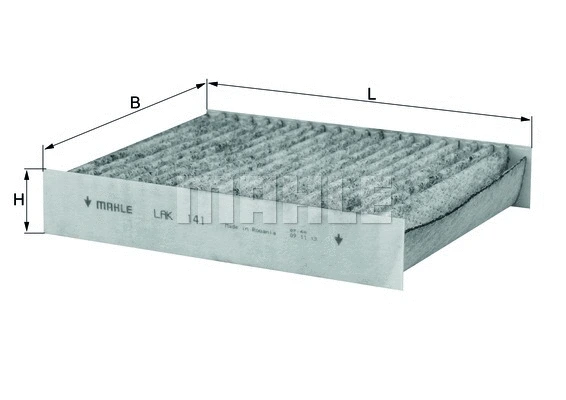 Filter, cabin air (LAK 141)