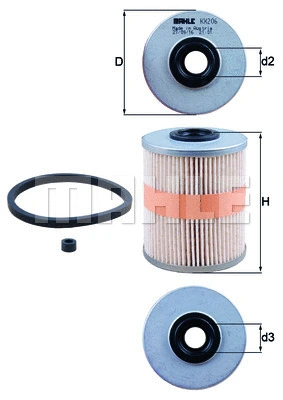 Fuel Filter (KX 206D)