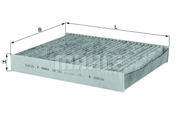 Filter, cabin air (LAK 169)