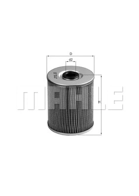 Filter, operating hydraulics (HX 80)
