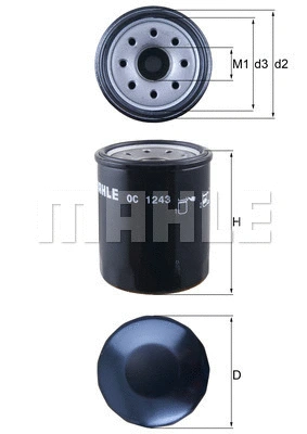 Oil Filter (OC 1243)